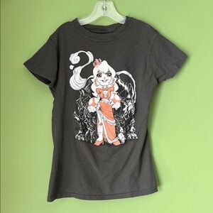 Y2K stylized Peach character shirt